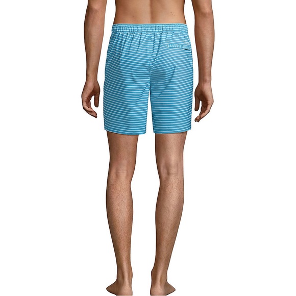 Lands Ends Men's Lined 7" Hybrid Swim Shorts - Picture 3 of 6